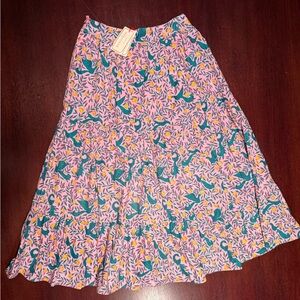 Banjanan Pink and Blue Women's Skirt